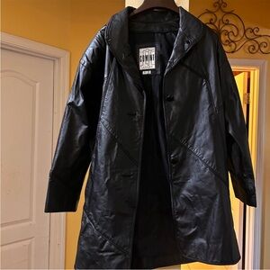 Elegant Black Leather Jacket